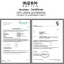 Analyse – Zertifikate OPC New